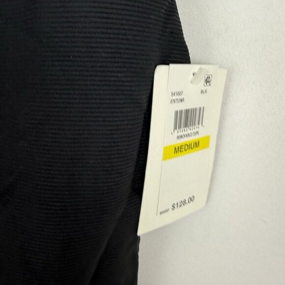 Becca Women’s Black Low Back One Piece Swimsuit Size M - Picture 3 of 4